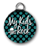 My Kids Rock Skull Bubble-