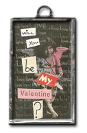 Will you be my Valentine?-vintage valentine postcard, cupid, valentine