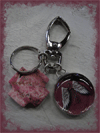Cross with Wings Keychain Purse Hanger-