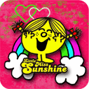 Little Miss Sunshine Square Bubble-
