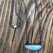 Larimar from the Caribbean Sterling Necklace