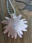 Opaline Sunflower Necklace