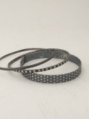 Dots & Honeycomb Sterling Bangle Set