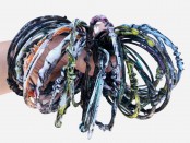 Enamel Dipped Bangle Bracelets (Set of 3)