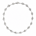 Hand Cast Sterling Silver Daisy Chain Necklace | Bracelet | Anklet Hand Cast Sterling Silver Daisy Chain Necklace | Bracelet | Anklet