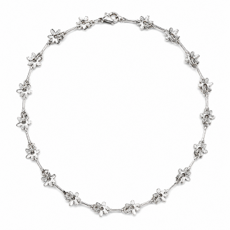 Hand Cast Sterling Silver Daisy Chain Necklace | Bracelet | Anklet Hand Cast Sterling Silver Daisy Chain Necklace | Bracelet | Anklet