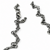 Hand Cast Sterling Silver Halloween Bat Chain Necklace | Bracelet | Anklet Hand Cast Sterling Silver Halloween Bat Chain Necklace | Bracelet | Anklet