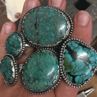 Chunky Turquoise & Sterling (SOLD)