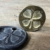 Hand Cast Sterling Silver Wax Seal Pendants