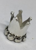 Hand Cast Sterling Silver Chunky Heart Ring