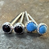 NEW Tiny Gemstone Studs for Newly Pierced Ears