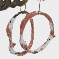 Enameled Loopy Earrings