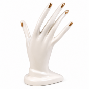Ceramic Vintage-Inspired Ceramic Hand Ring Display Ceramic Vintage-Inspired Ceramic Hand Ring Display