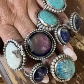 Mood Ring & Sterling Silver