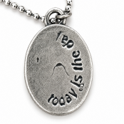 Hand Cast Sterling Silver Oval Frame Charm (custom available)