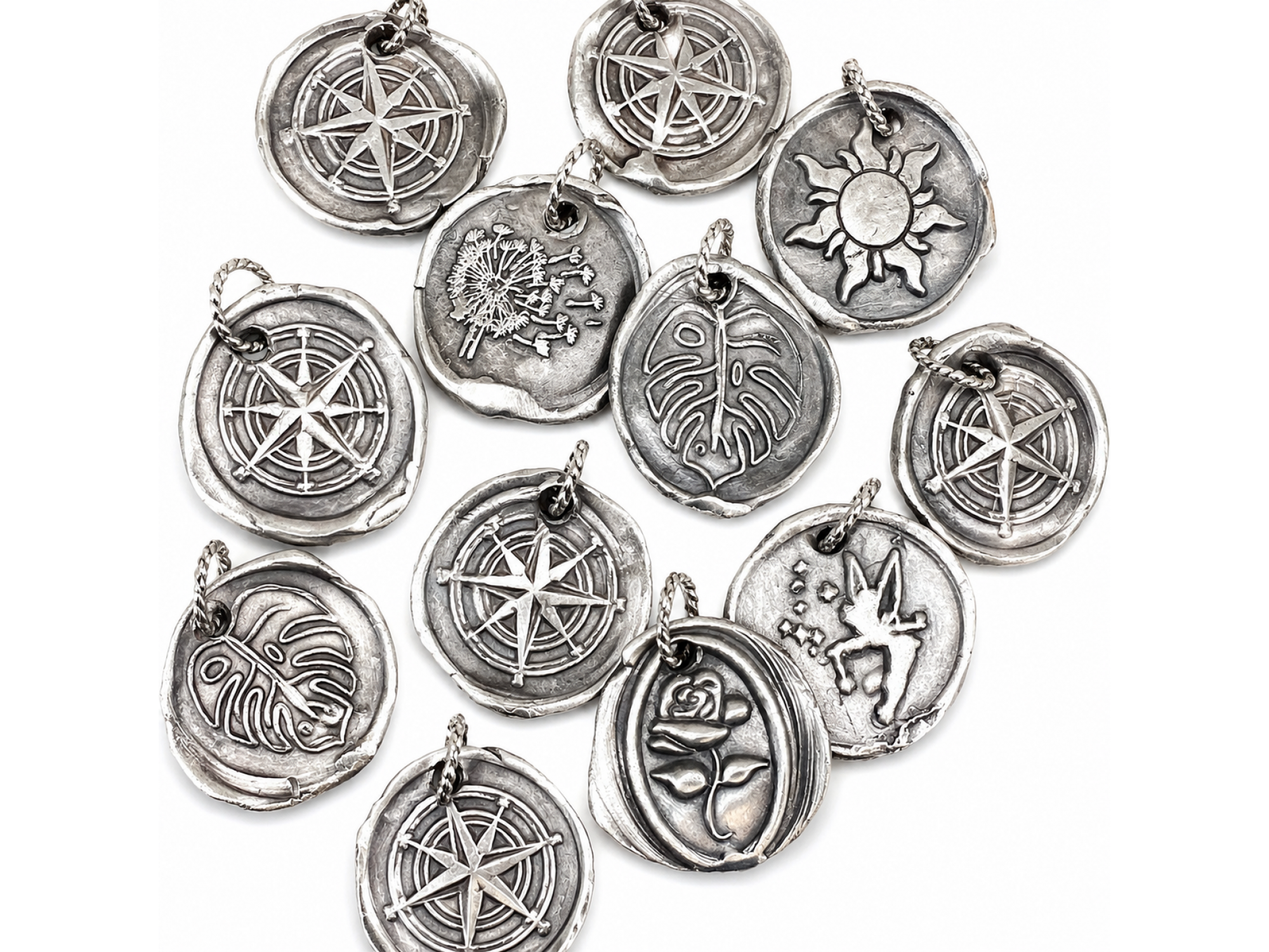Sterling Wax Seal Pendant