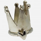 Sterling Silver Crown Ring