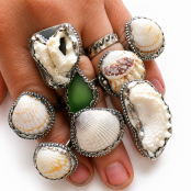Custom Sterling Silver Costal Collection Souvenir Ring