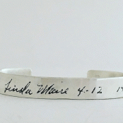 Custom Etched Cuff Bracelet