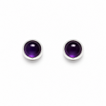 Amethyst Sterling Silver Stud Earrings Amethyst Sterling Silver Stud Earrings