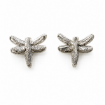 Hand Cast Dragonfly Earring Studs