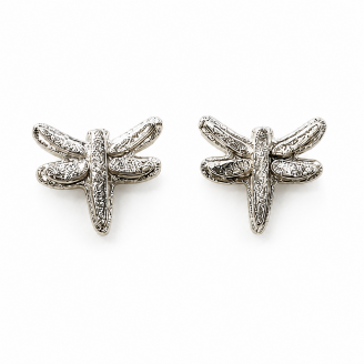Hand Cast Dragonfly Earring Studs Hand Cast Dragonfly Earring Studs