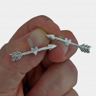 Hand Cast Arrow Earring Climbers