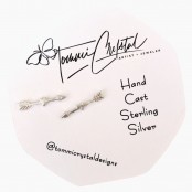 Hand Cast Arrow Earring Climbers