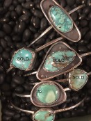Natural Turquoise & Sterling Silver Cuff (SOLD)
