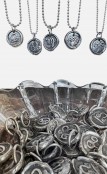Hand Cast Zodiac Wax Seal Necklace