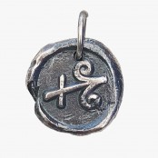 Hand Cast Zodiac Wax Seal Necklace