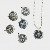 Hand Cast Zodiac Wax Seal Necklace